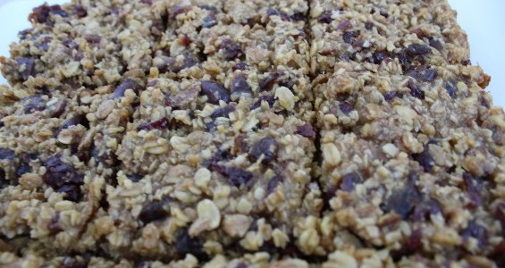 Cranberry and Date Protein Flapjack