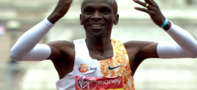 Eliud Kipchoge winning the 2019 London Marathon